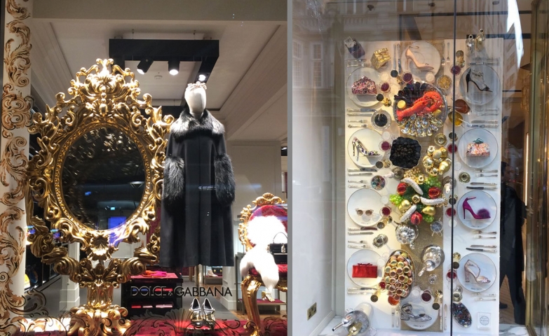 Dolce Gabbana Christmas Window
