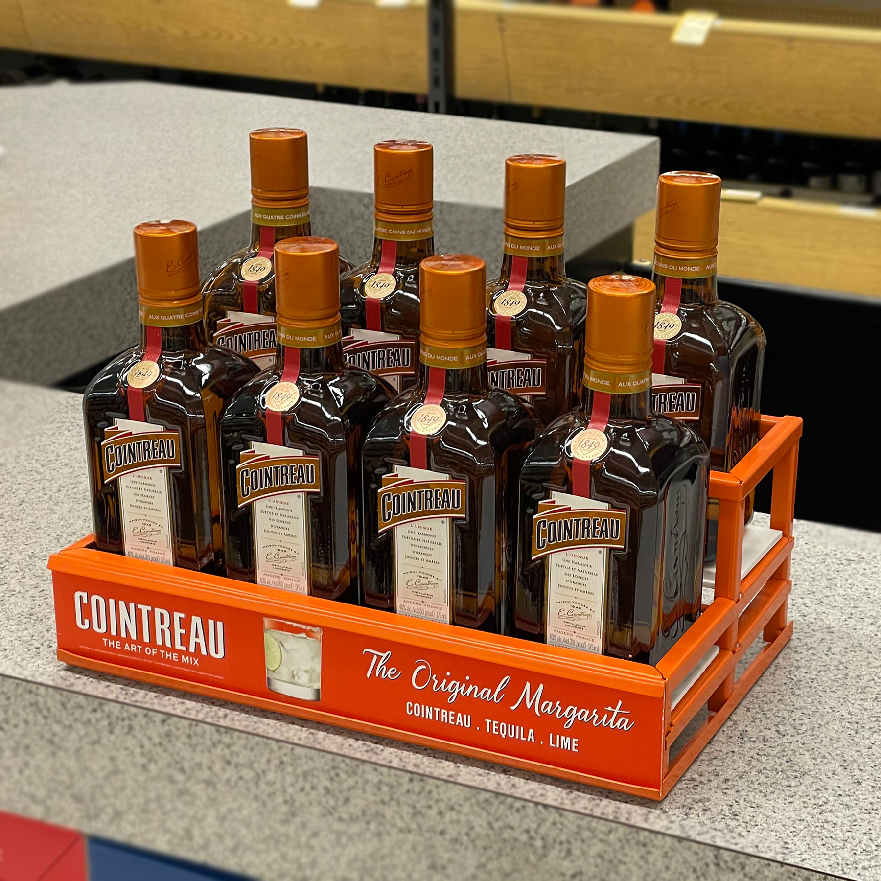 Cointreau Counter Unit In Store Glory Image