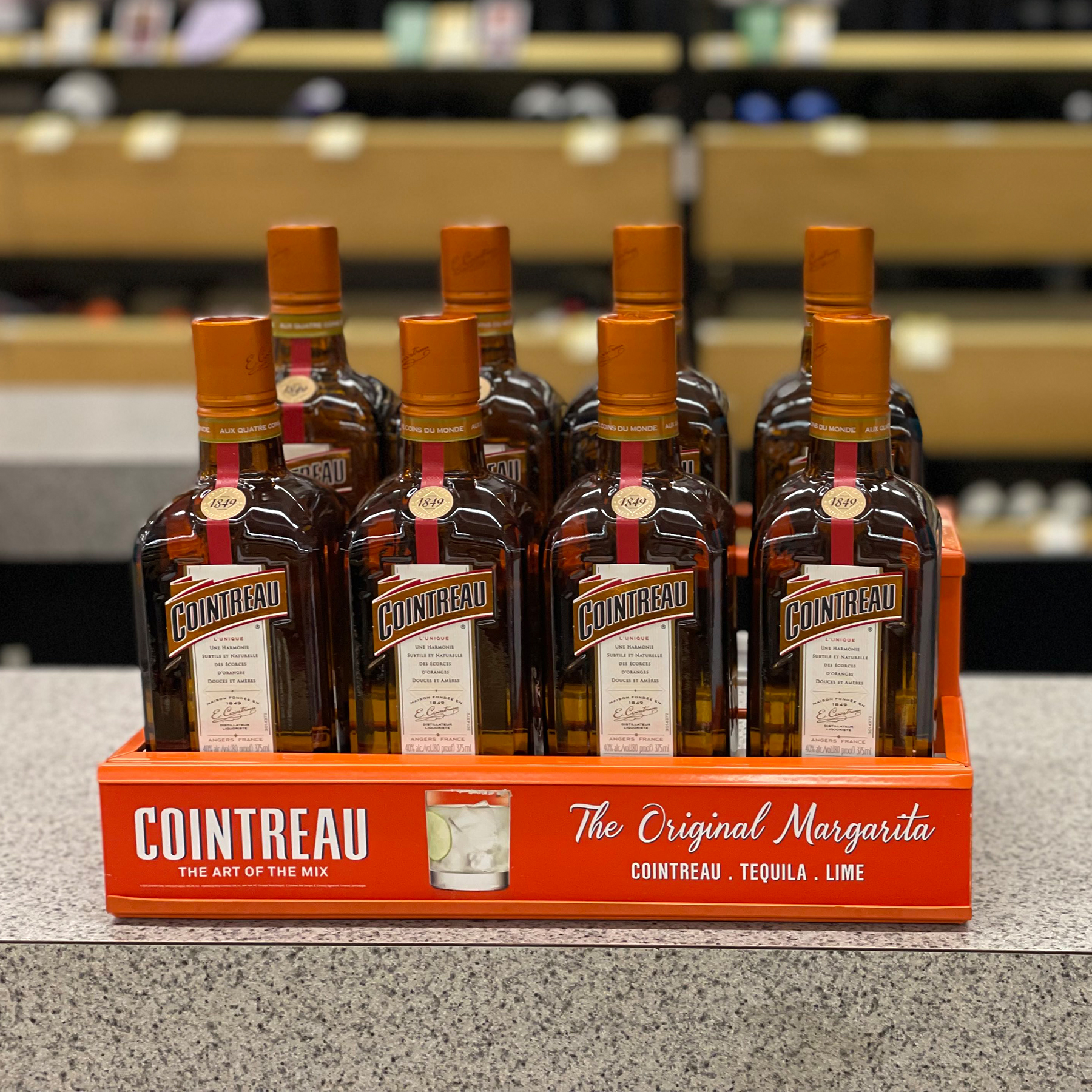 Cointreau Counter Unit In-Store Front