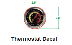 Thermostat Decal